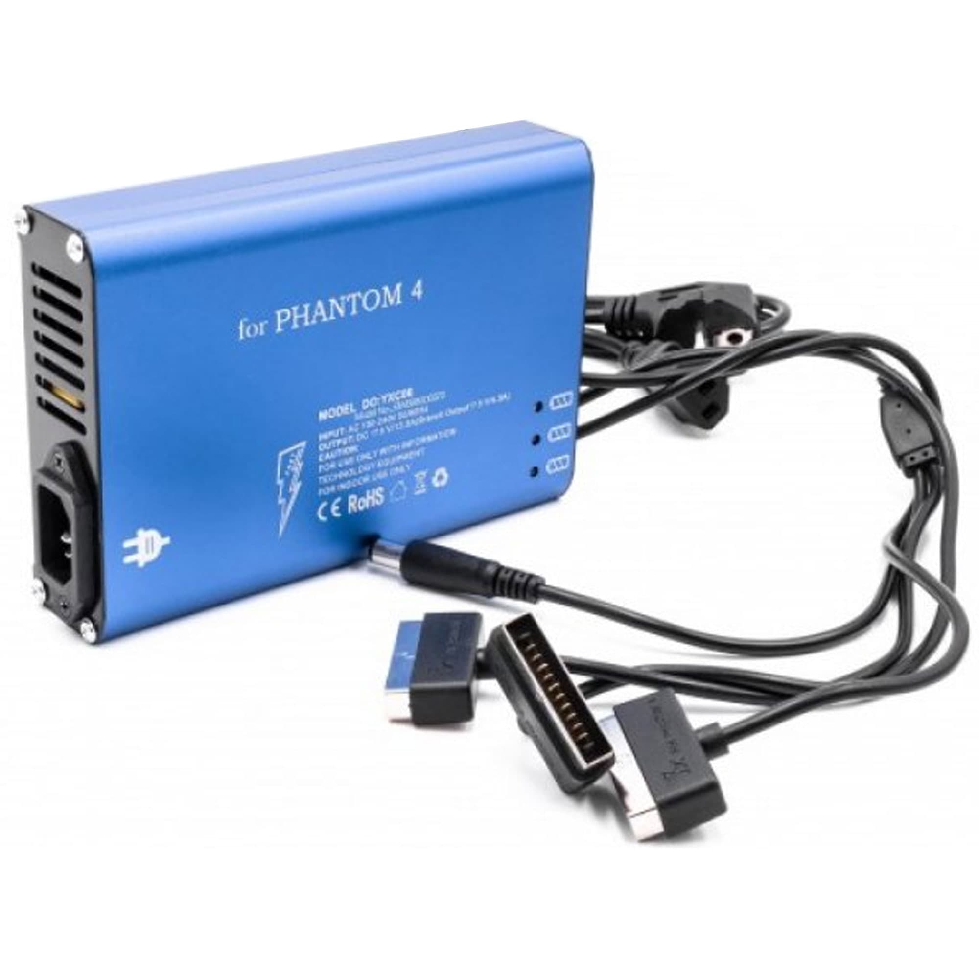 Chargeur rapide uniquement adapté à 3 batteries de drone DJI Phantom 4 maximum