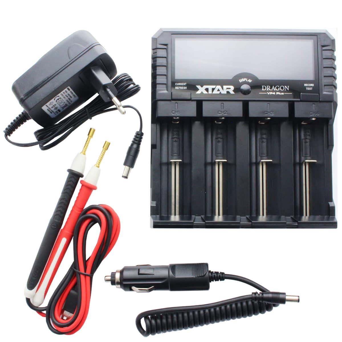 Chargeur rapide universel pour batteries Li-ion, Ni-MH et 3s