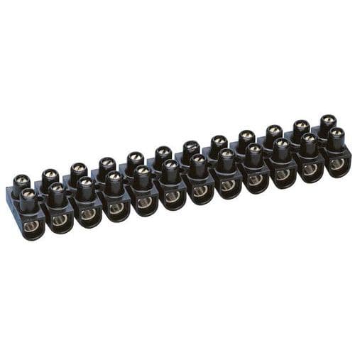 Barrette De Connexion / Dominos Nylbloc 16mm2 Noir