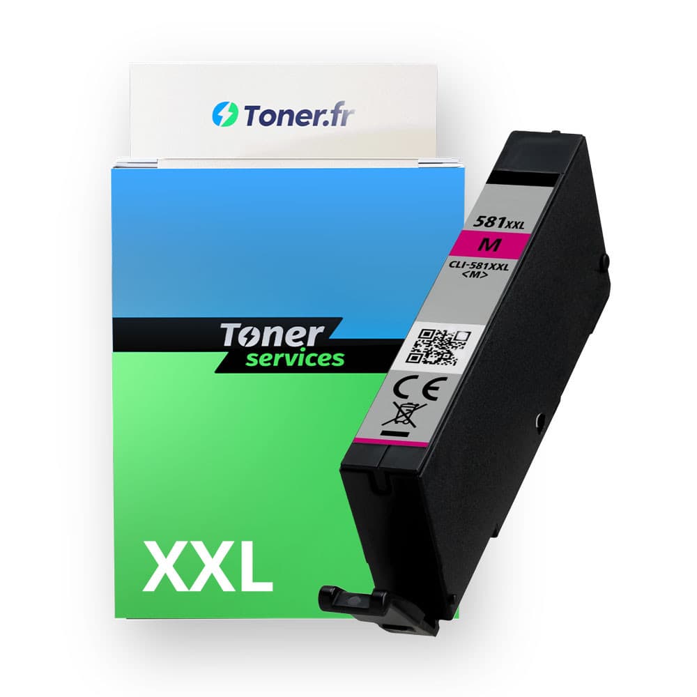Cartouche d'encre compatible Canon CLI581 XXL Magenta