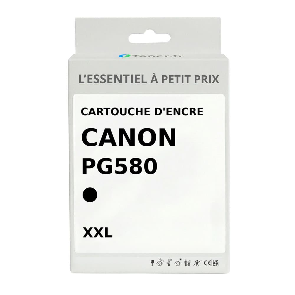 Cartouche d'encre compatible Canon PGI580 XXL Noir