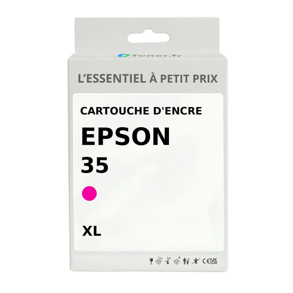 Cartouche d'encre compatible Epson 35 XL Magenta