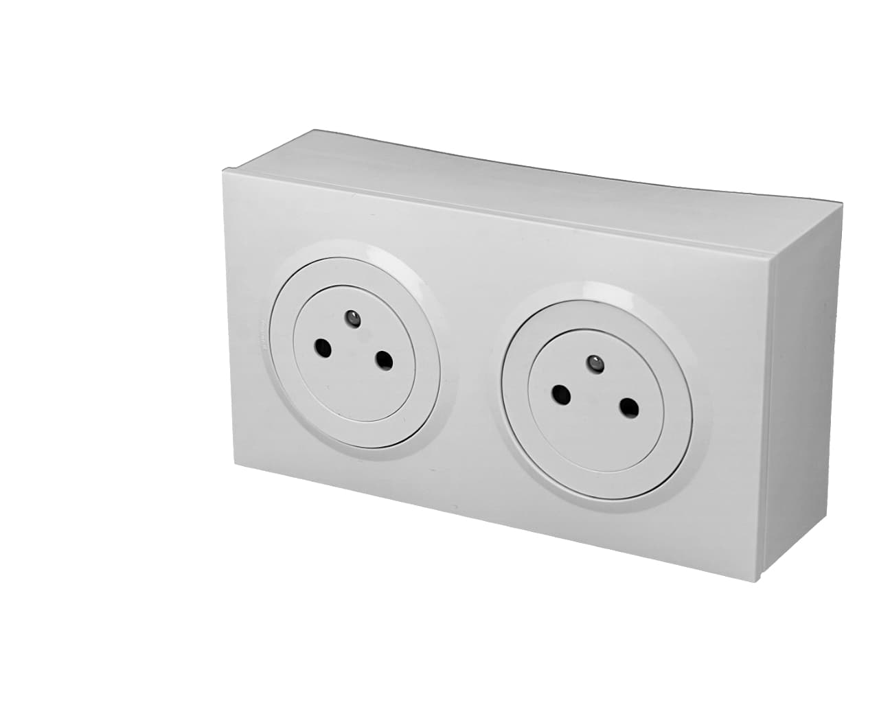 Prise électrique double Legrand Dooxie™ surface saillie